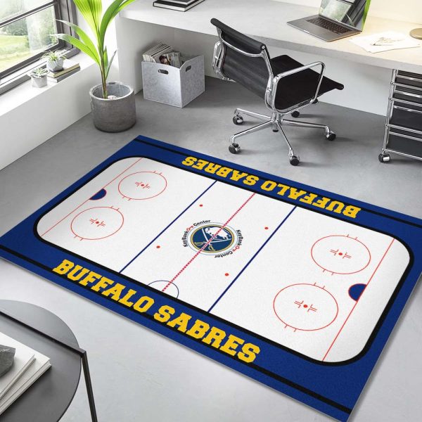 Buffalo Sabres Eishockeymannschaft NHL Rink Teppich