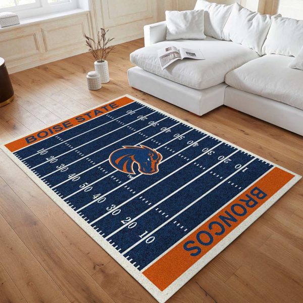 Feld der Fußballmannschaft der Boise State Broncos Teppich