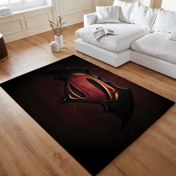 DC-Batman und Superman Teppich