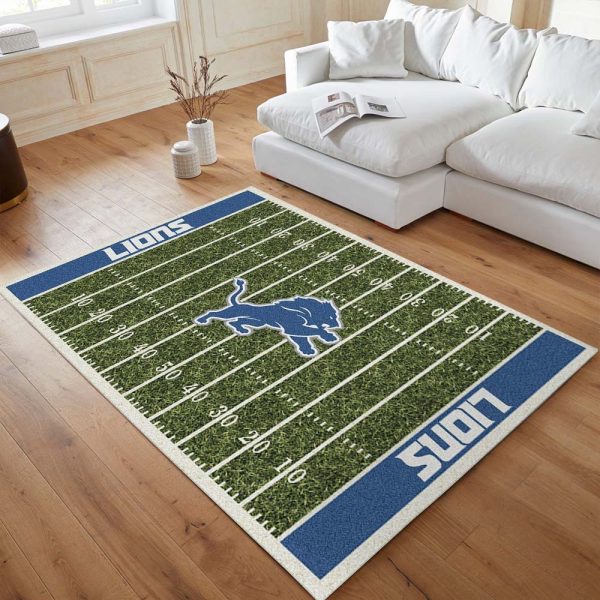 Feld der Detroit Lions NFL-Fußballmannschaft Teppich