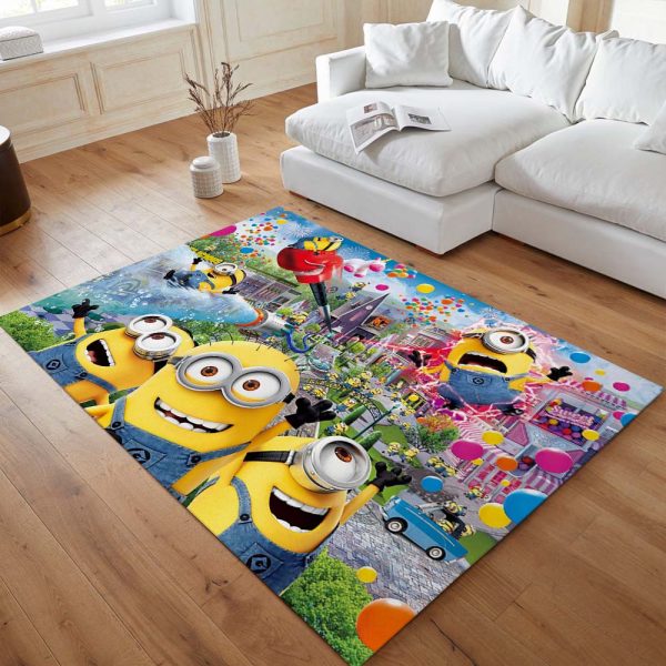 Minions Glückliche Charaktere Teppich