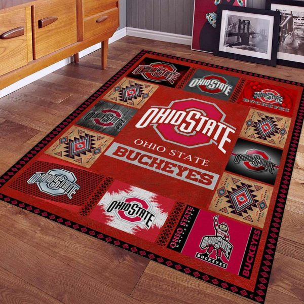 Ohio State Buckeyes-Fußballmannschaft NCAA001 Teppich