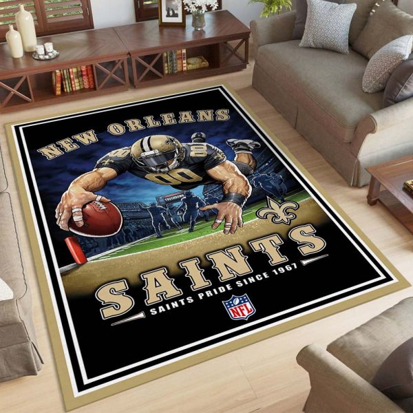 New Orleans Saints-Fußballmannschaft NFL001 Teppich