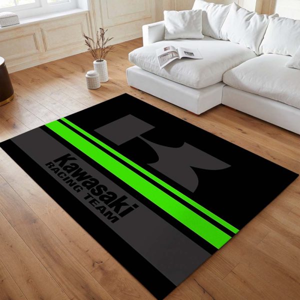 Kawasaki-Rennteam Teppich