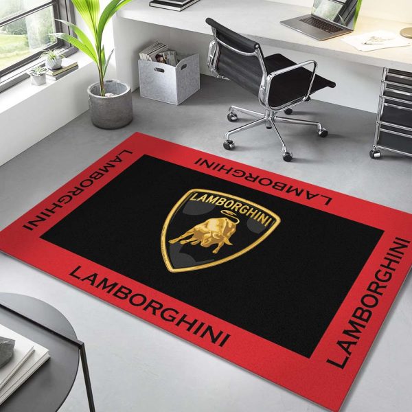 Lamborghini Rot Schwarz Teppich