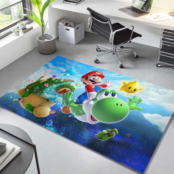 Super Mario im Himmel 1001 Teppich