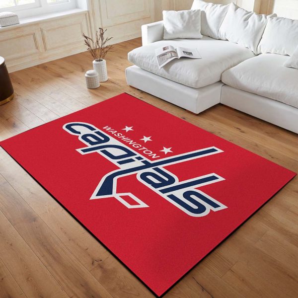 Hockey-Teamgeist der Washington Capitals Teppich