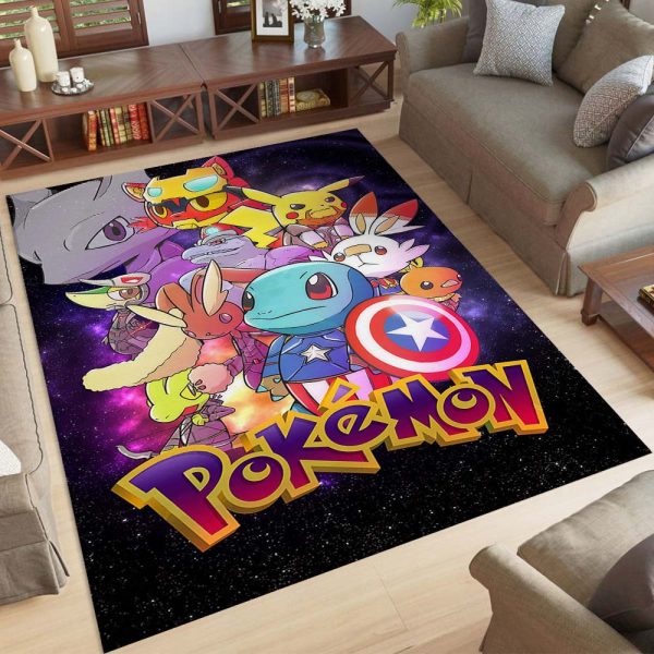 Pokemon Marvel-Charaktere Teppich