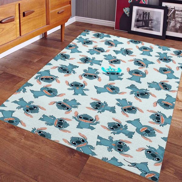 Disney Stitch mit blauem Hut Teppich