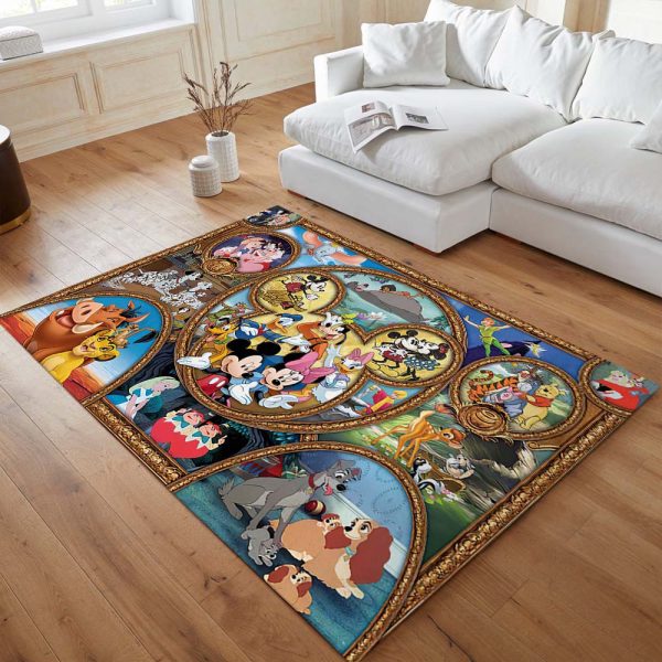 Disney Mickey Minnie Alle Charaktere 1003 Teppich