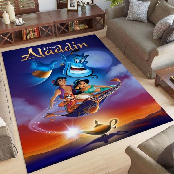 Disney Aladdin Alle Charaktere Teppich