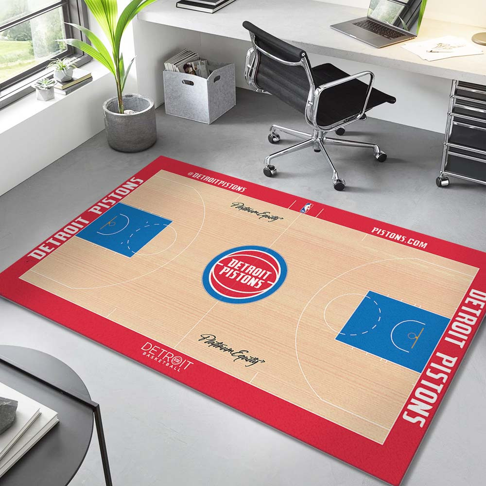 Detroit Pistons Basketball Team NBA-Gericht Teppich