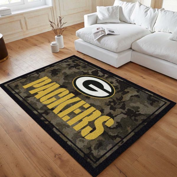 Green Bay Packers Camo-Fußballmannschaft Teppich