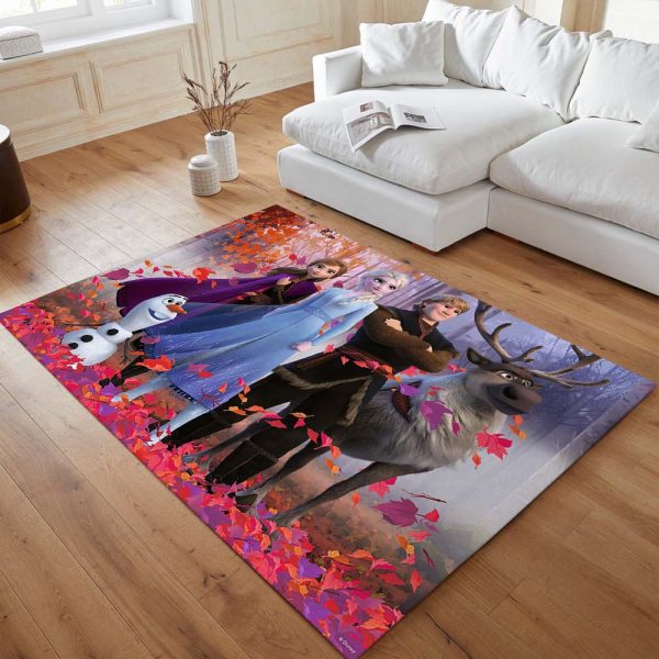 Elsa Anna Frozen eiskönigin Alle Charaktere 01 Teppich
