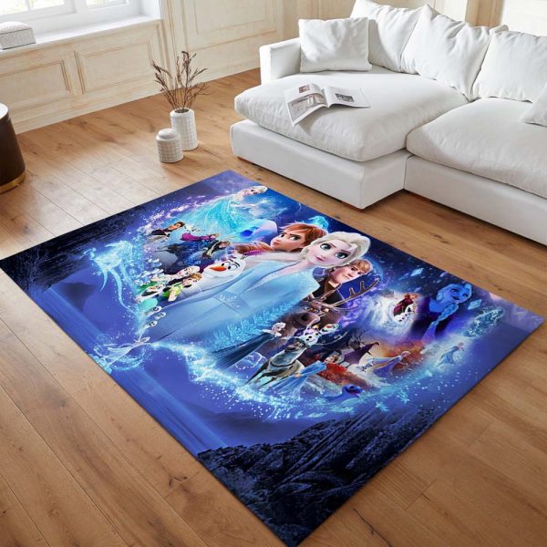 Elsa Anna Frozen eiskönigin Alle Charaktere 03 Teppich