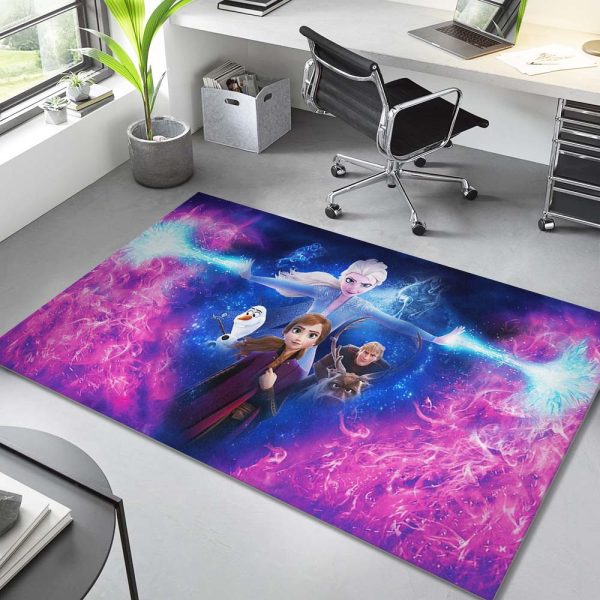 Elsa Anna Frozen eiskönigin Alle Charaktere 04 Teppich