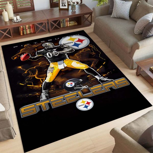 Pittsburgh Steelers Football Team NFL Metall Teppich