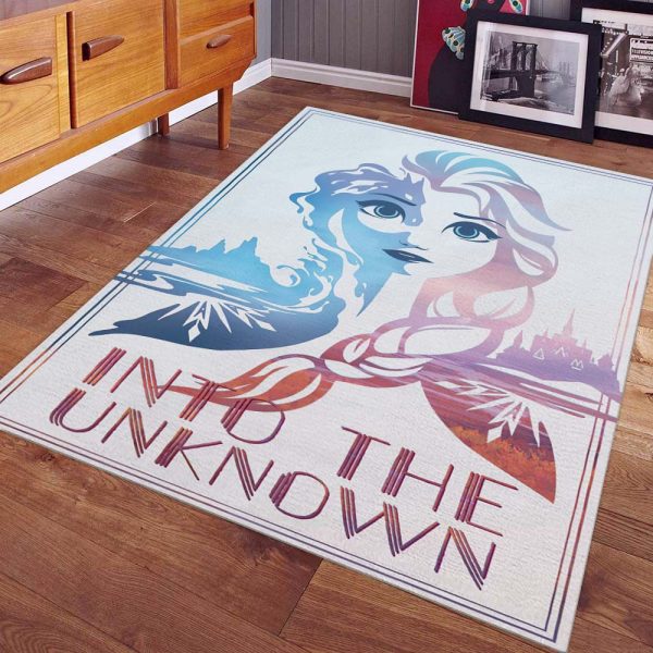 Elsa Frozen Disney ins Unbekannte Teppich
