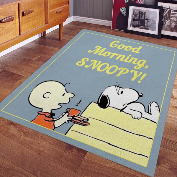 Guten Morgen Snoopy Teppich