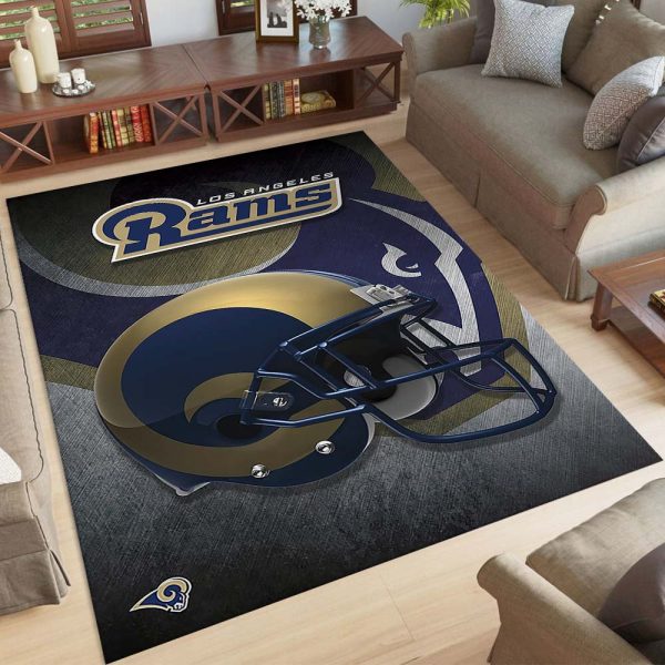 Los Angeles Rams NFL Football Team Helm Teppich