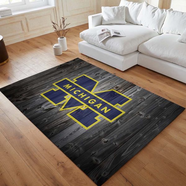 Michigan Wolverines Football Team NCAA002 Teppich