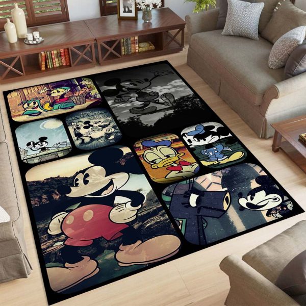 Micky Maus und alle Charaktere 3 Teppich
