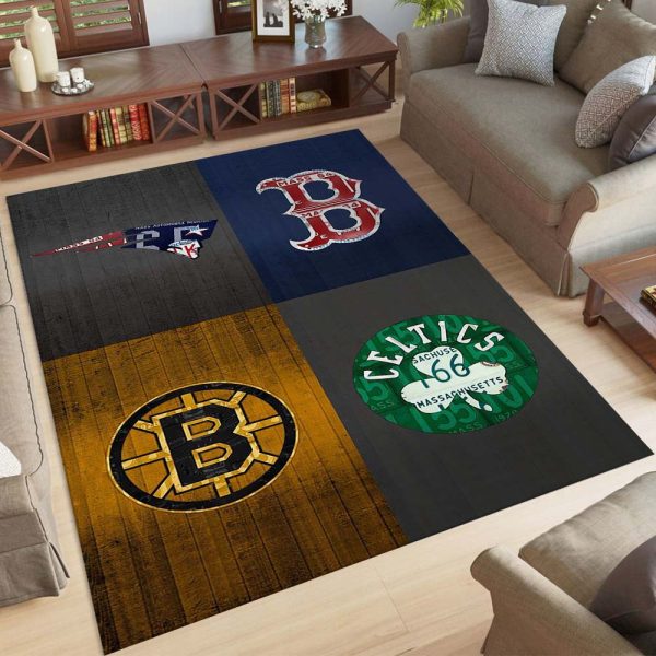 New England Patriod Boston Starke Boston Celtic Bruins Boston Teppich
