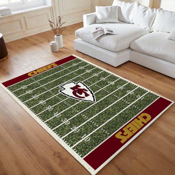 Kansas City Chiefs Football Team NFL001 Teppich
