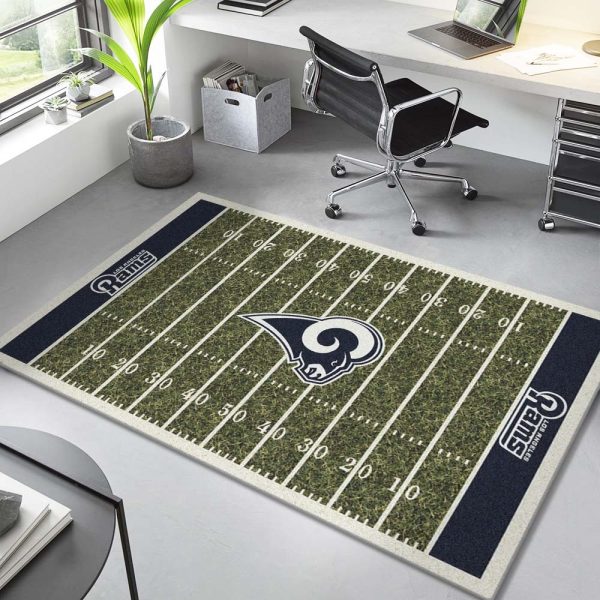 Los Angeles Rams Football Team NFL-Feld Teppich