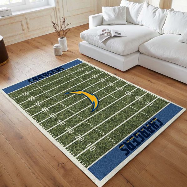 Los Angeles Chargers Football Team NFL-Feld Teppich