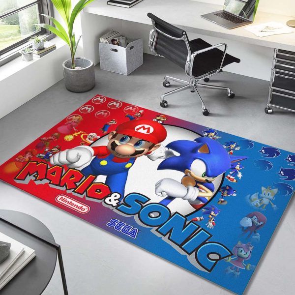 Mario und Sonic 1001 Teppich