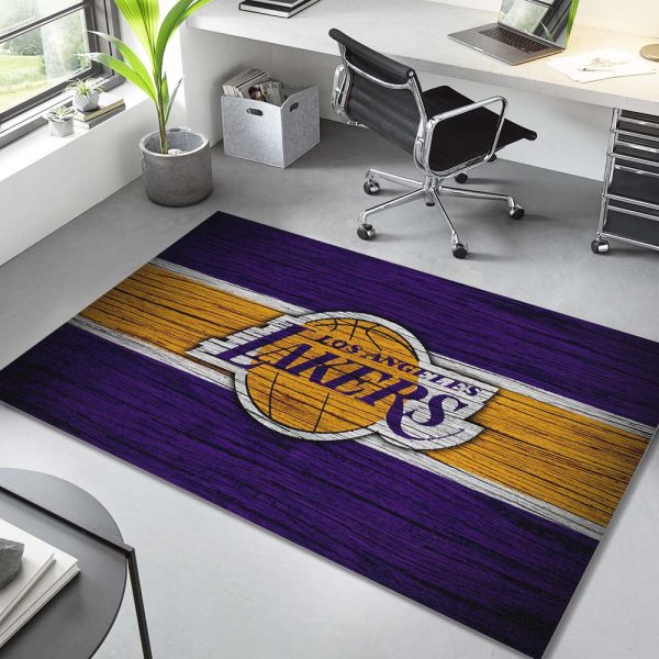 Basketballmannschaft der Los Angeles Lakers NBA001 Teppich