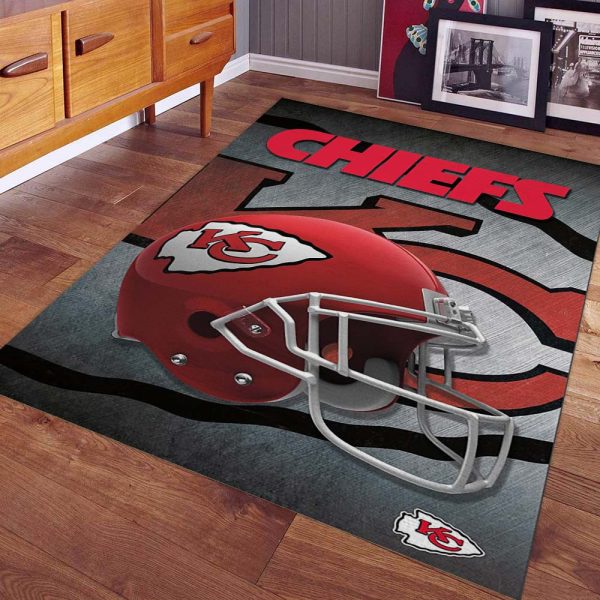 Kansas City Chiefs Fußballmannschaft Helm Spirit Teppich