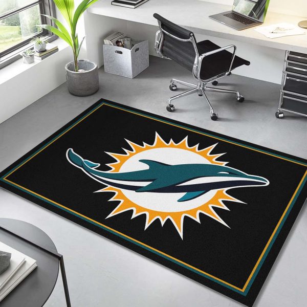 Teamgeist der Miami Dolphins NFL Football Teppich