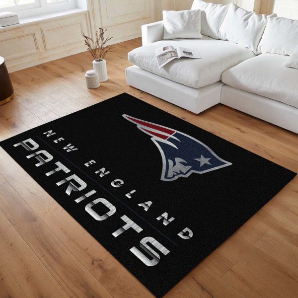 New England Patriots Football Team NFL Chrom Teppich