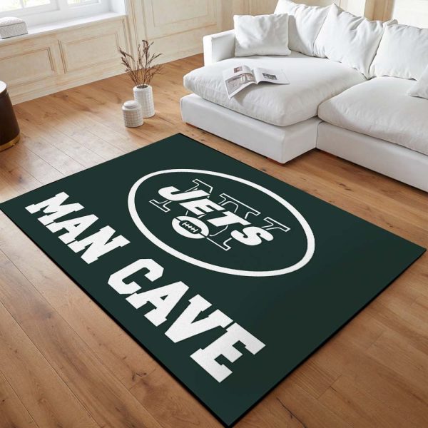New York Jets Football Team Man Cave Teppich