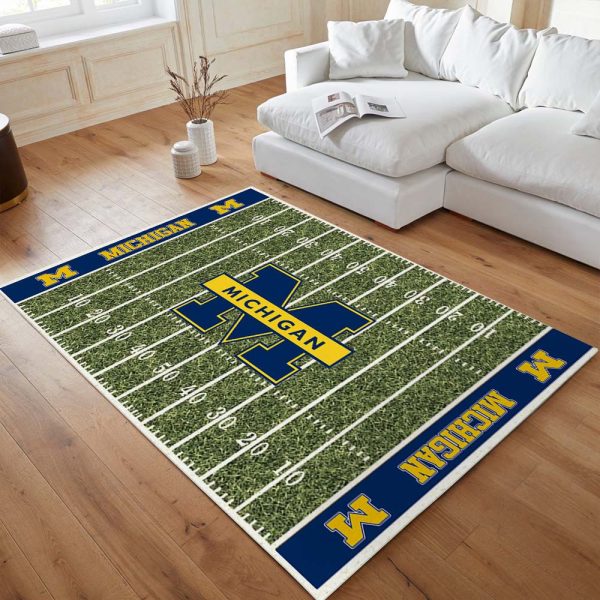 Michigan Wolverines Football Team NCAA001 Teppich