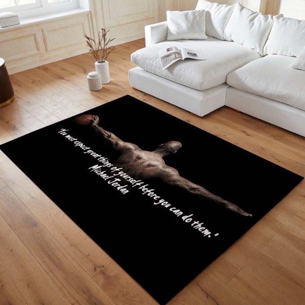 Michael Jordan legendärer Basketballspieler MJ009 Teppich