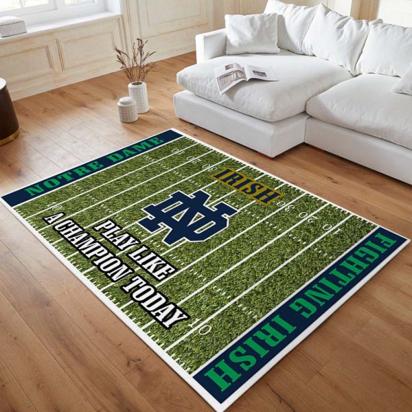 Notre Dame Fighting Irish Football Team NCAA002 Teppich