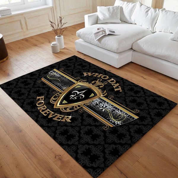 New Orleans Saints Who Dat Football Team NFL Teppich