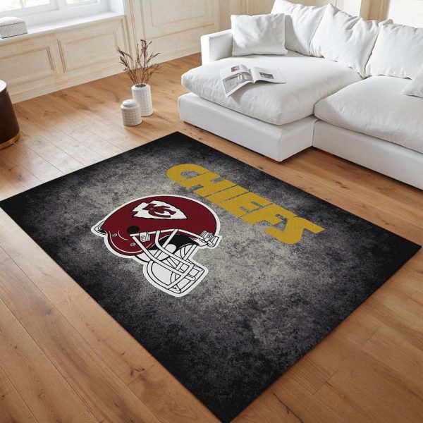 NFL-Helm des Kansas City Chiefs Football Team Teppich