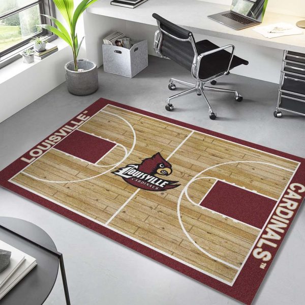 Basketballplatz der Louisville University Teppich