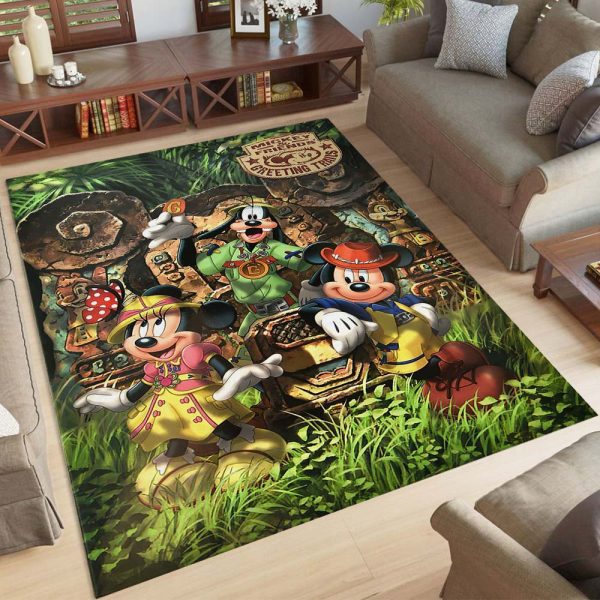 Micky Maus und alle Charaktere 2 Teppich