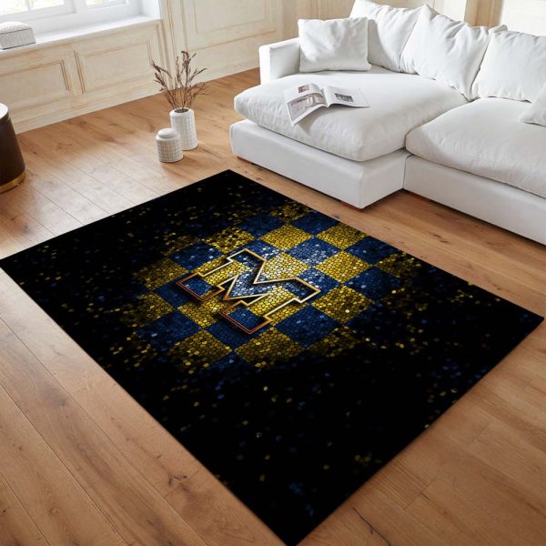 Michigan Wolverines Football Team NCAA003 Teppich