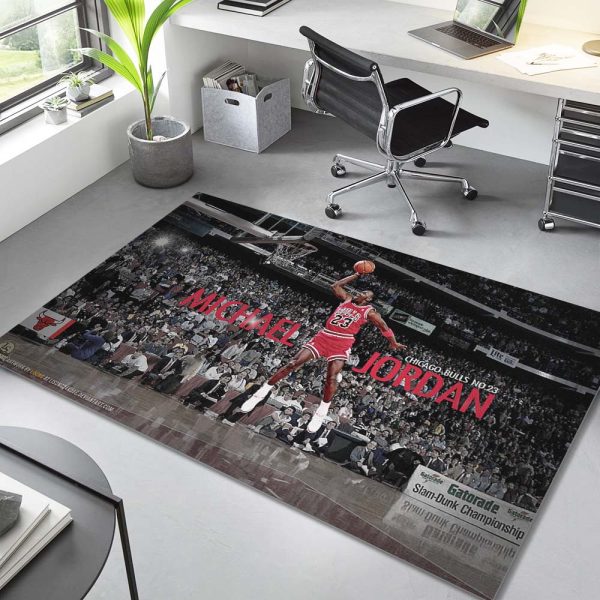 Michael Jordan legendärer Basketballspieler MJ016 Teppich