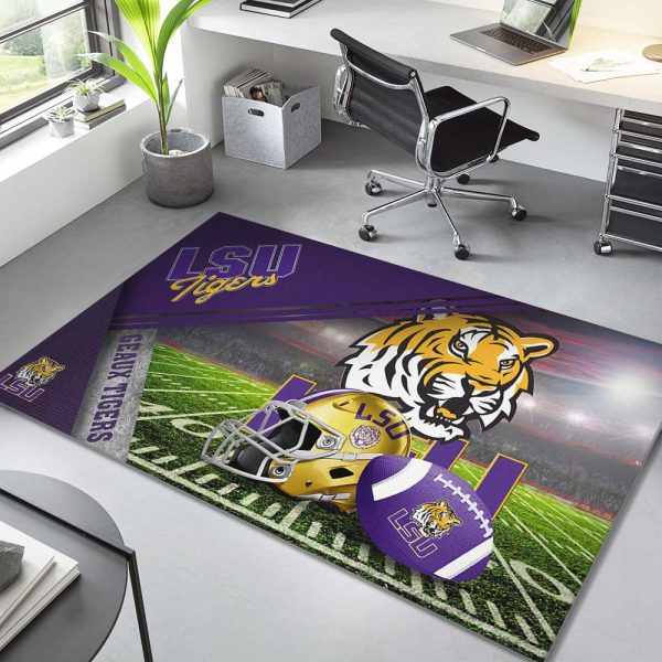 LSU Tiger Football Team Teppich