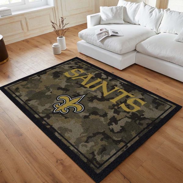 New Orleans Saints Football Team NFL-Camouflage Teppich