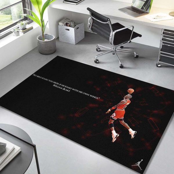 Michael Jordan legendärer Basketballspieler MJ008 Teppich