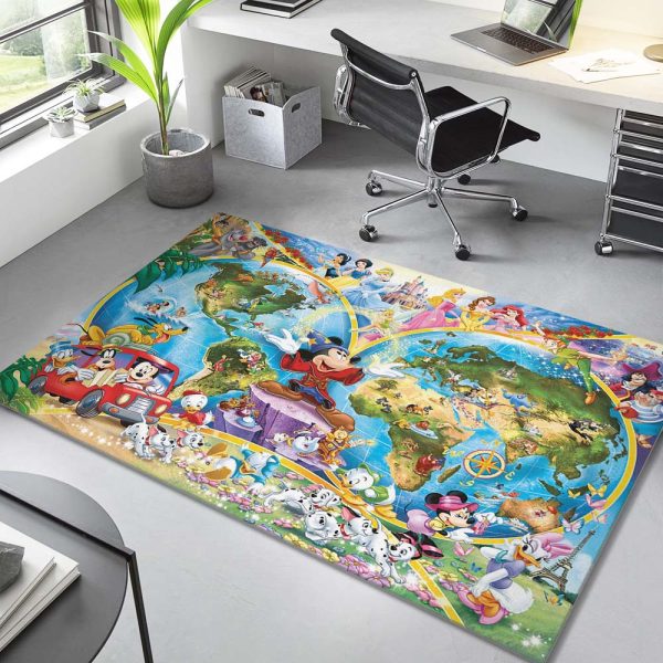 Micky Maus und alle Charaktere Teppich