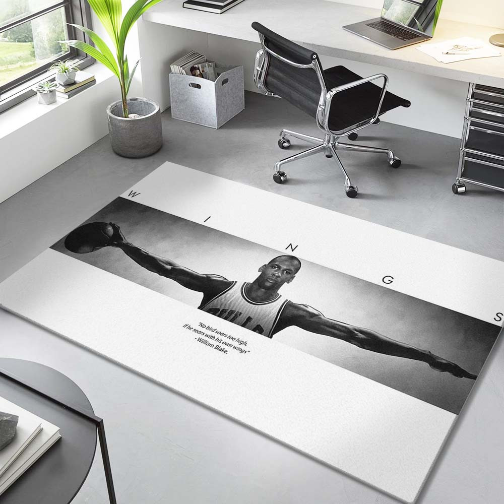 Michael Jordan Legendärer Basketballspieler MJ001 Teppich